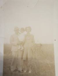 Ira Hill, Edna Hardison Hill and their daughter Faith
