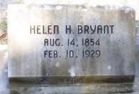 Helen Hardee Bryant Headstone