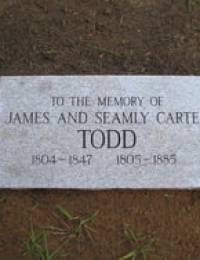 James and Seamly Carter marker