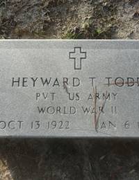 Heyward T Todd footstone