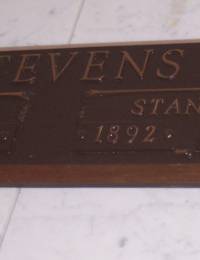Stevens, Stanley Gravestone