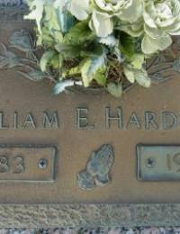 William E. Hardison --- Grave Marker