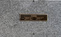 Todd, Kermit Roosevel Gravestone