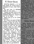 Robert Ernest Gause (1902-1965) - Obituary, Florence Morning News 5/2/1965