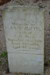 Tombstone of Ann Whittington Hays