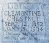 Clemontine Hardee Chestnut headstone