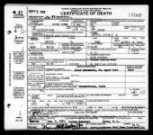 North Carolina, Death Certificates, 1909-1975