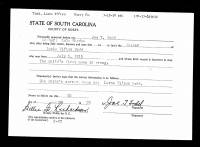 South Carolina, U.S., Births, 1915-1917