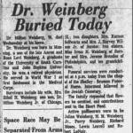 Obituary for Milton Weinberg (Aged 76)