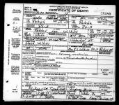 North Carolina, Death Certificates, 1909-1975