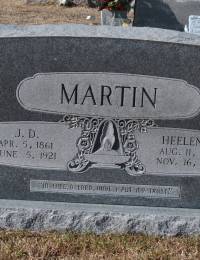Jefferson Davis and Helen Martin