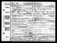 North Carolina, Death Certificates, 1909-1975