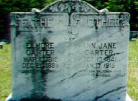 Carter, Elmore &amp; Ann Jane R - marker