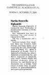 Florida, Jacksonville Area Obituary Collection, 1851-2009