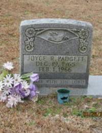Findagrave Joyce R Padgett
